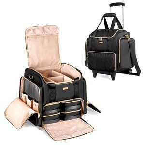 Rolling cosmetic bag